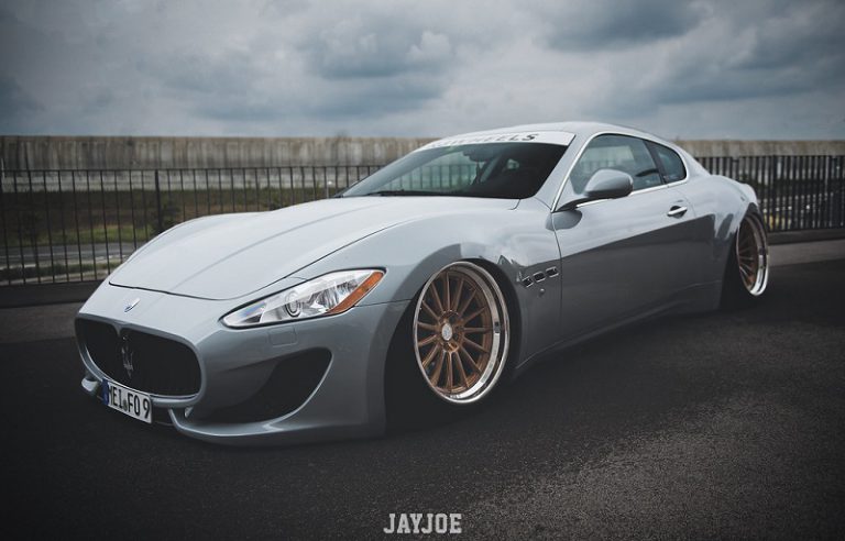 Maserati GranTurismo bolt-on AirREX air suspension - Brabant Custom Airride